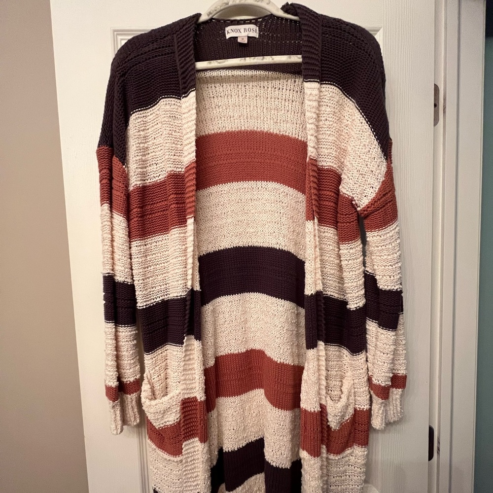 Long cardigan - perfect for fall with leggings or jeans!